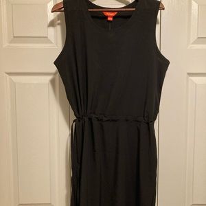 NWT Black Dress with Drawstring Waist- Size Large
